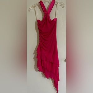 Bebe Fuchsia Cocktail Dress